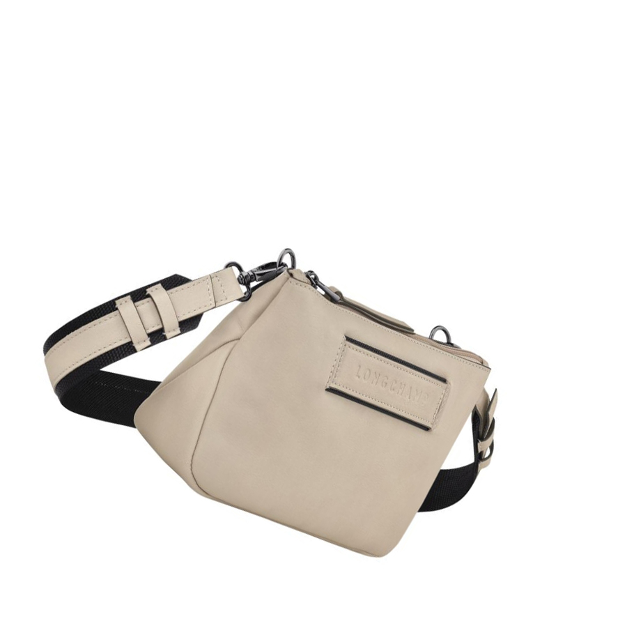 Longchamp 3D Sangle crossbody taschen Damen Beige | DE-GSE8670