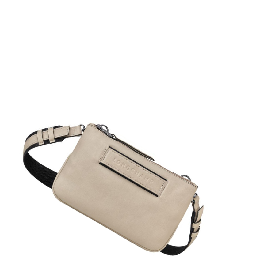 Longchamp 3D Sangle crossbody taschen Damen Beige | DE-GSE8670