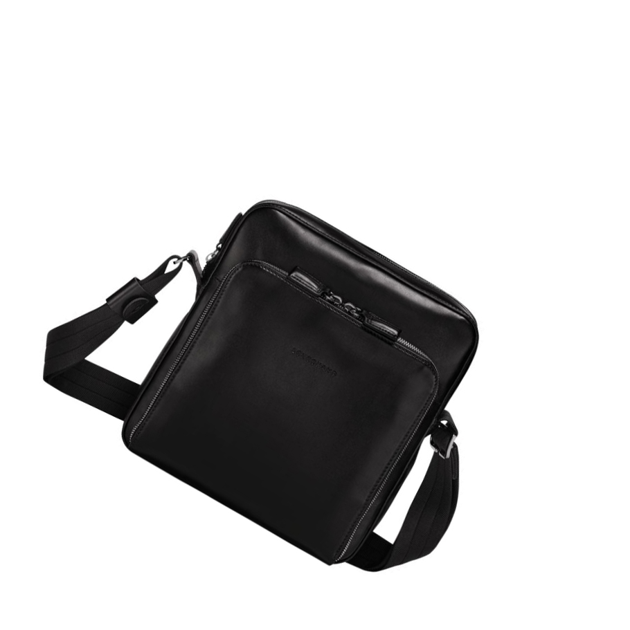 Longchamp Baxi M crossbody taschen Herren Schwarz | DE-HKR0821