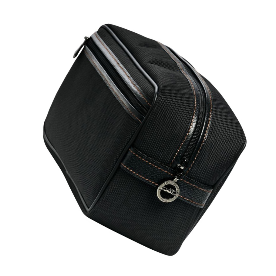 Longchamp Boxford Kulturbeutel Damen Schwarz | DE-VKN0657