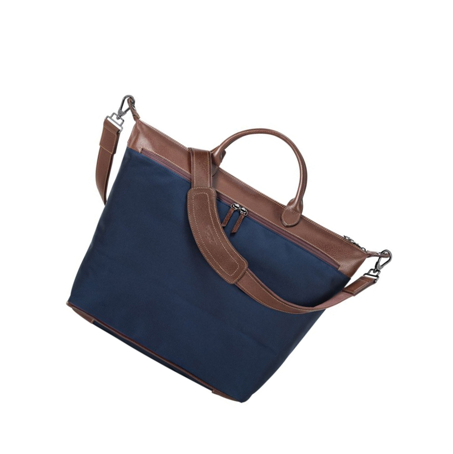 Longchamp Boxford Reisetaschen Herren Navy | DE-QGA7014