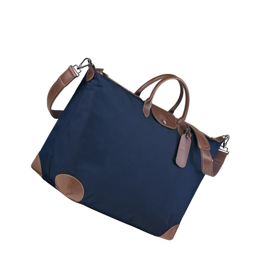 Longchamp Boxford XL Reisetaschen Damen Navy | DE-SUF2876