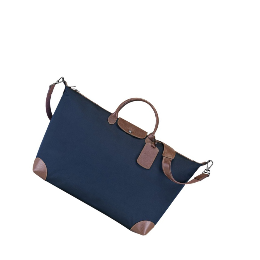 Longchamp Boxford XL Reisetaschen Damen Navy | DE-SUF2876