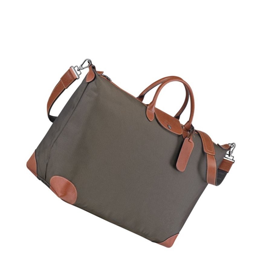 Longchamp Boxford XL Reisetaschen Damen Braun | DE-UIR5608