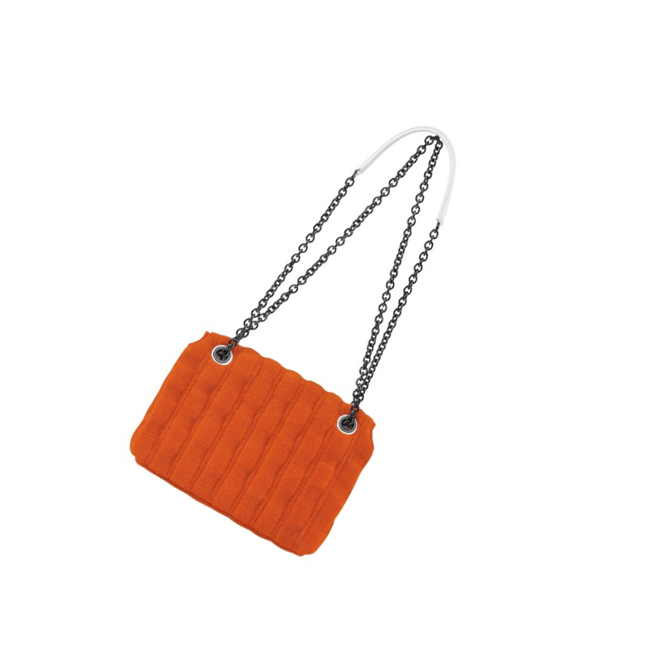 Longchamp Brioche Eponge S crossbody taschen Damen Orange | DE-SCI9362