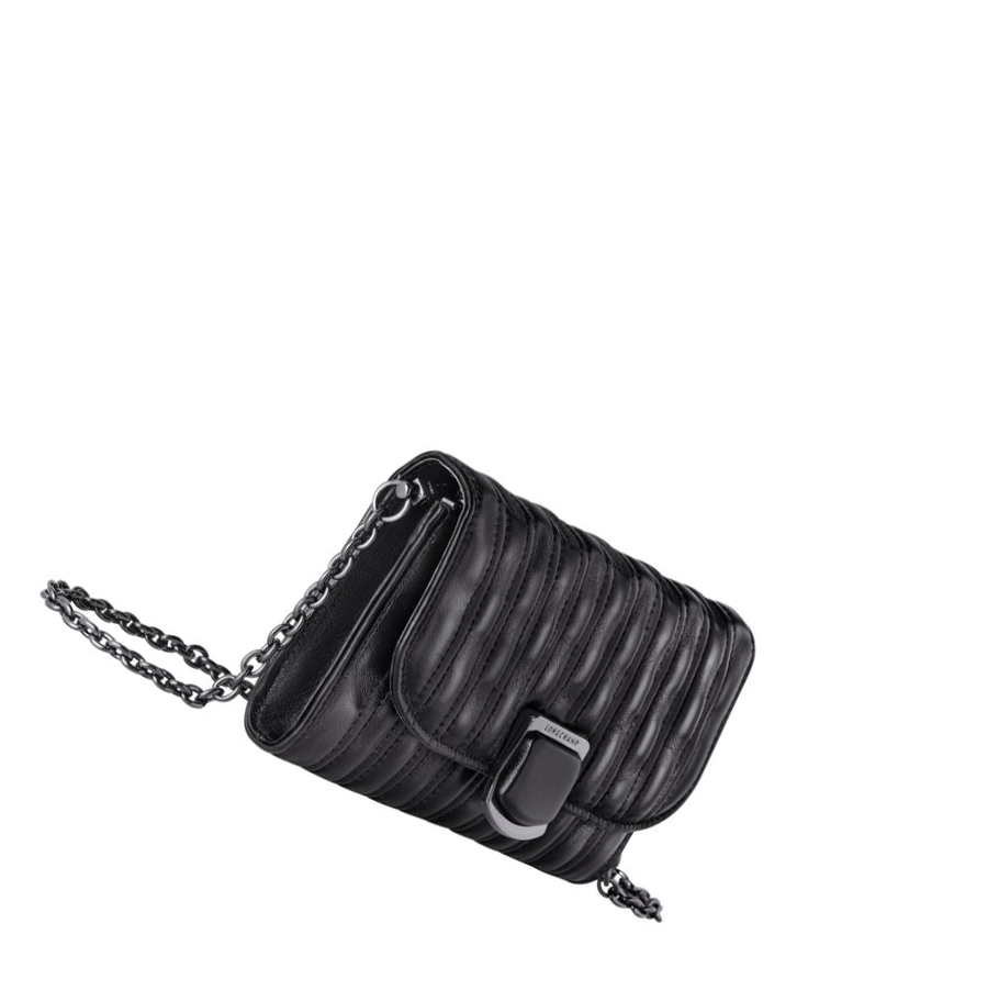 Longchamp Brioche Geldbörse Damen Schwarz | DE-TFW3572