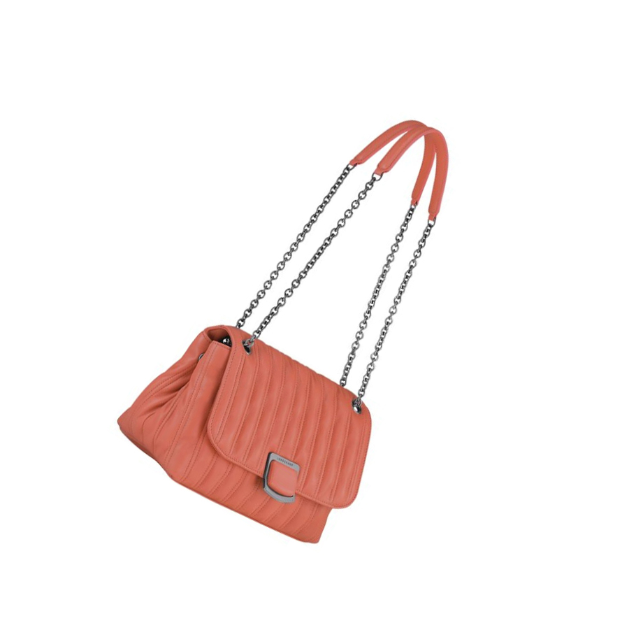 Longchamp Brioche M crossbody taschen Damen Rosa | DE-WJU8024