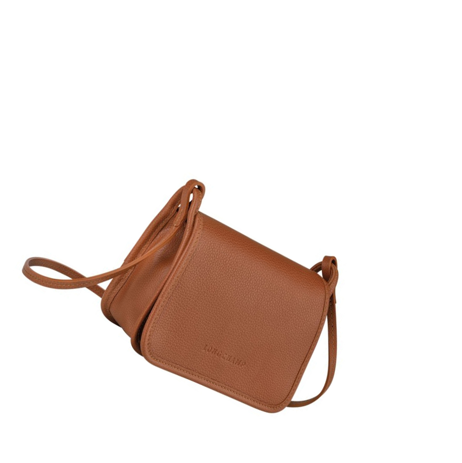 Longchamp Le Foulonné Brieftasche mit Reißverschluss Damen Braun | DE-RGK0742