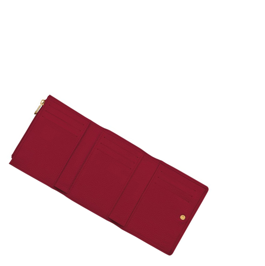 Longchamp Le Foulonné Geldbörse Damen Rot | DE-DFN5704