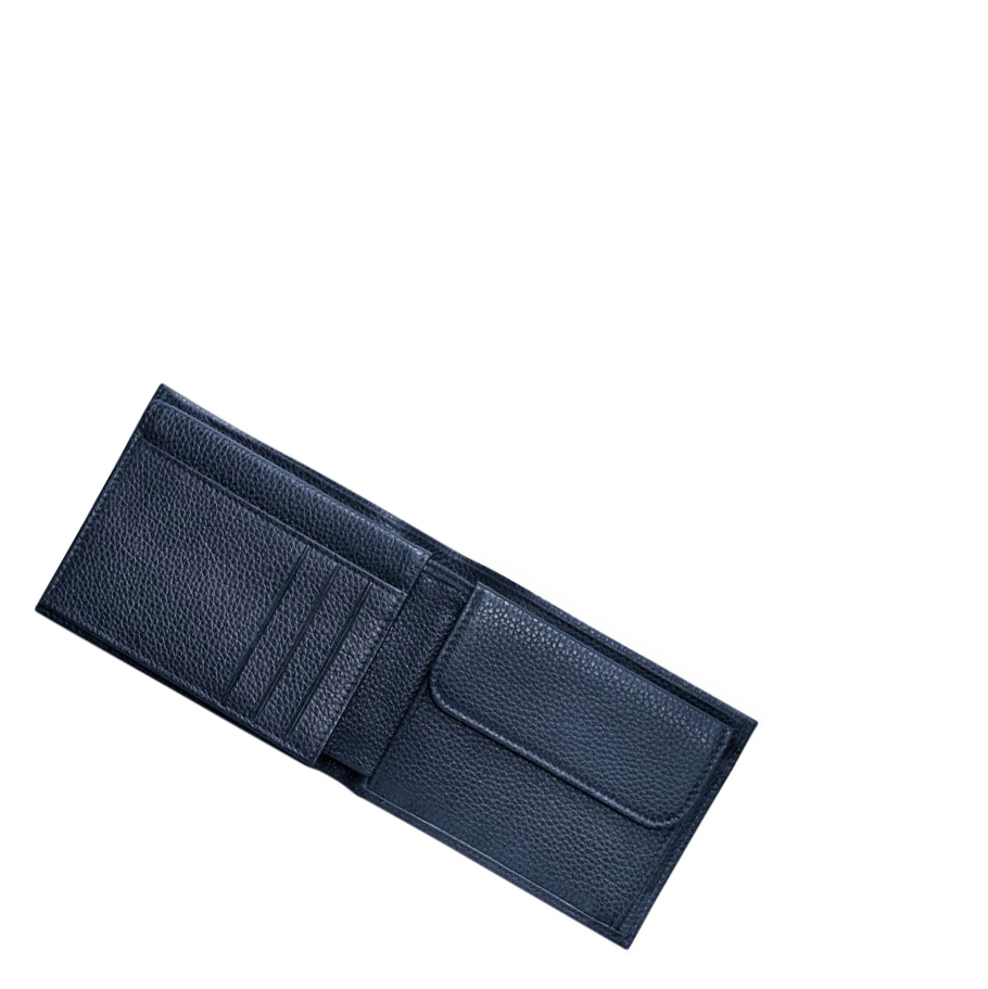 Longchamp Le Foulonné Geldbörse Herren Navy | DE-TOH7468