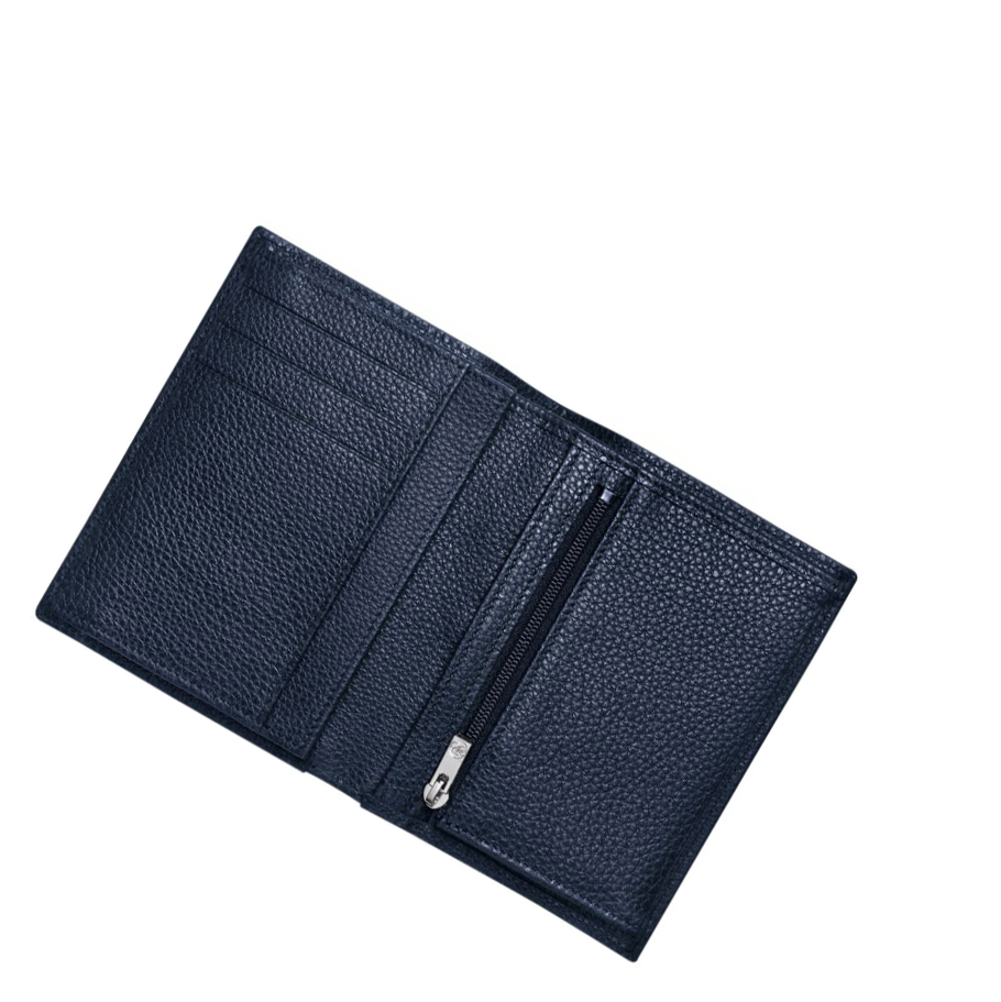 Longchamp Le Foulonné Geldbörse Herren Navy | DE-ZUP9563