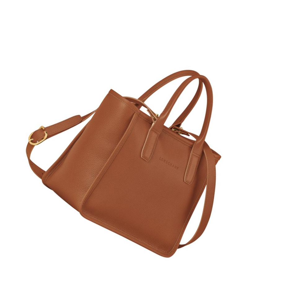 Longchamp Le Foulonné Handtasche Damen Braun | DE-BUV5024