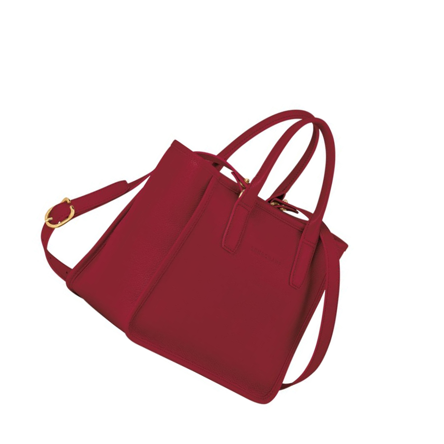 Longchamp Le Foulonné Handtasche Damen Rot | DE-SNQ0342