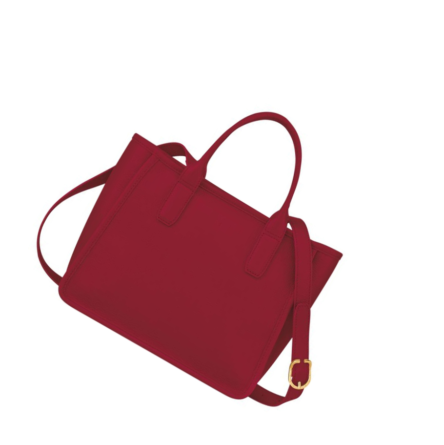 Longchamp Le Foulonné Handtasche Damen Rot | DE-SNQ0342