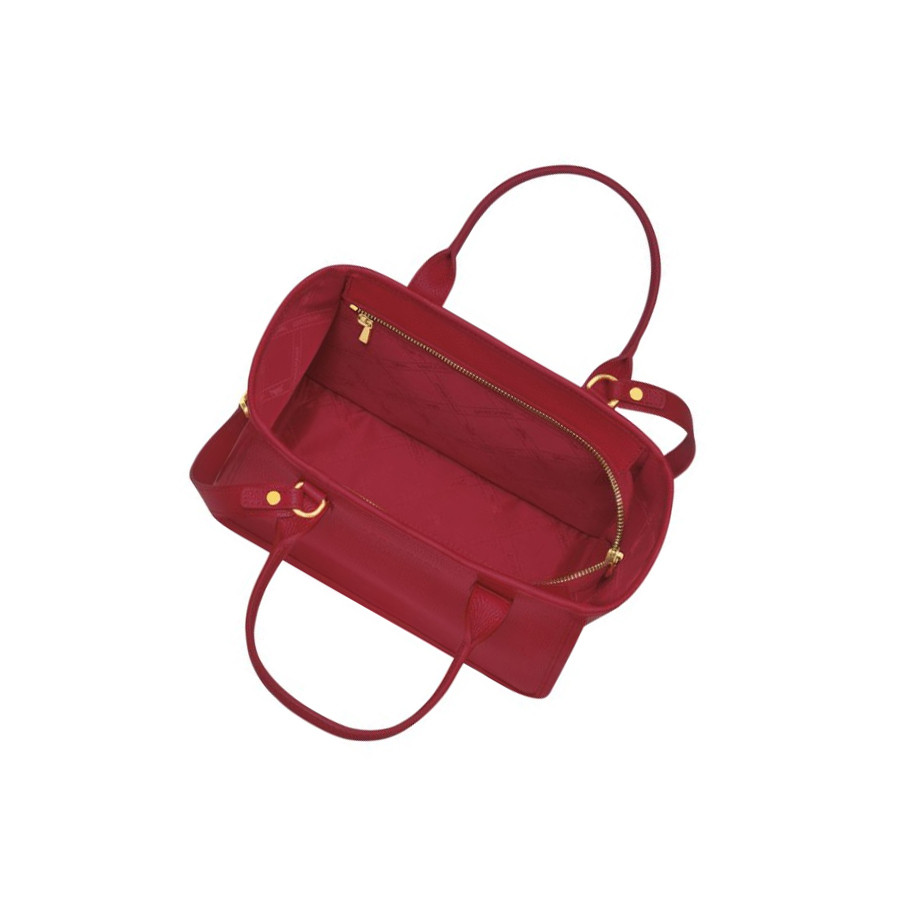 Longchamp Le Foulonné Handtasche Damen Rot | DE-SNQ0342