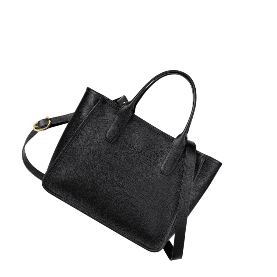 Longchamp Le Foulonné Handtasche Damen Schwarz | DE-GQJ3196