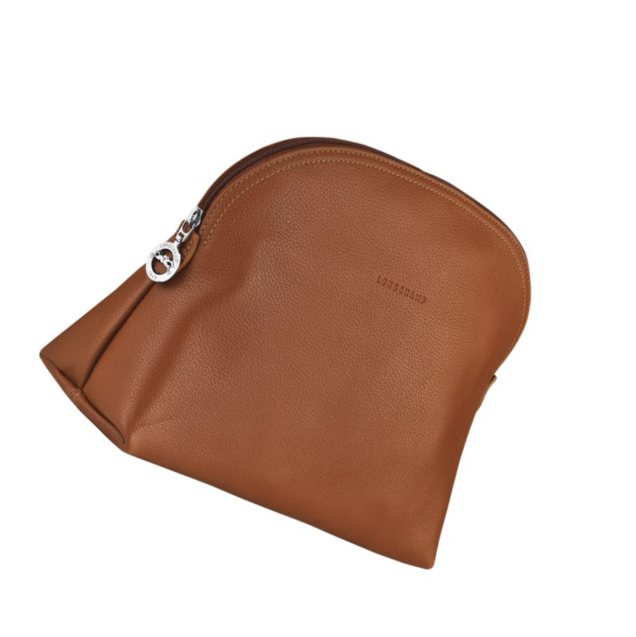 Longchamp Le Foulonné Kulturbeutel Herren Braun | DE-AXI2490