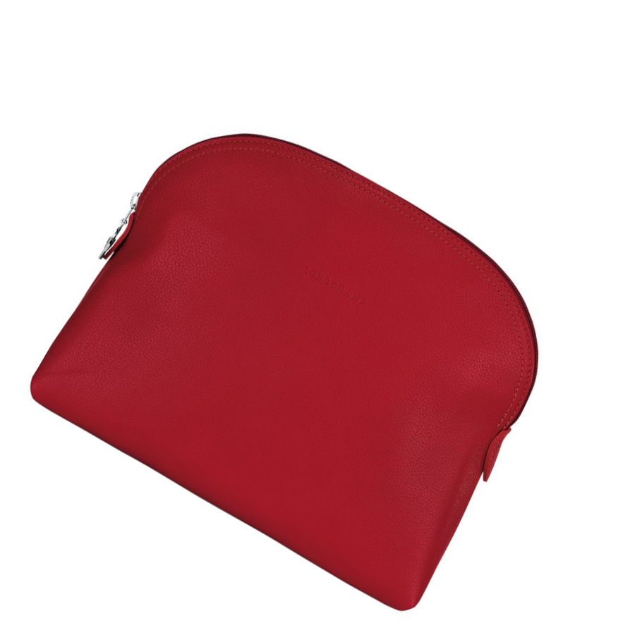 Longchamp Le Foulonné Kulturbeutel Herren Rot | DE-HOQ7936