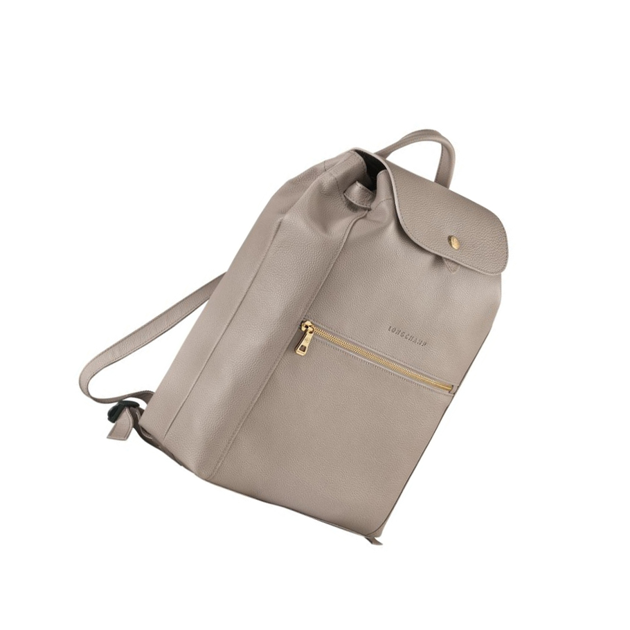 Longchamp Le Foulonné Rucksäcke Damen Grau | DE-AYR6587