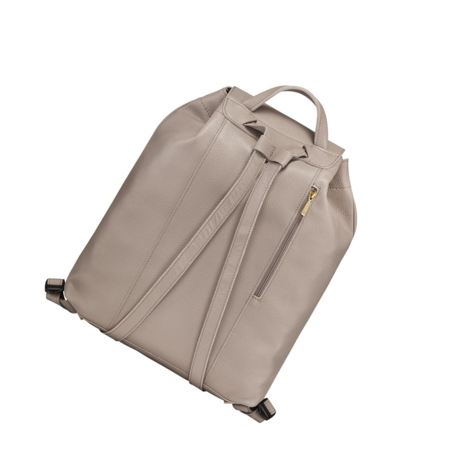 Longchamp Le Foulonné Rucksäcke Damen Grau | DE-AYR6587