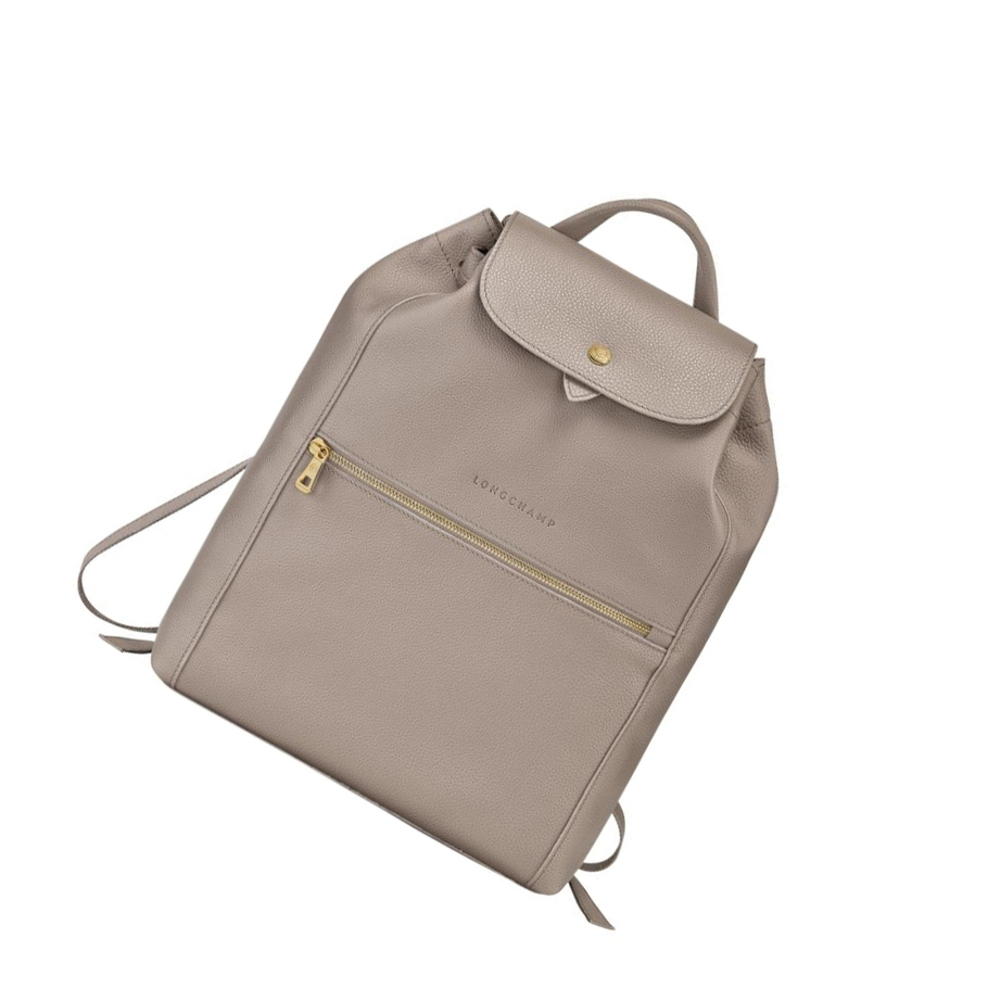 Longchamp Le Foulonné Rucksäcke Damen Grau | DE-AYR6587