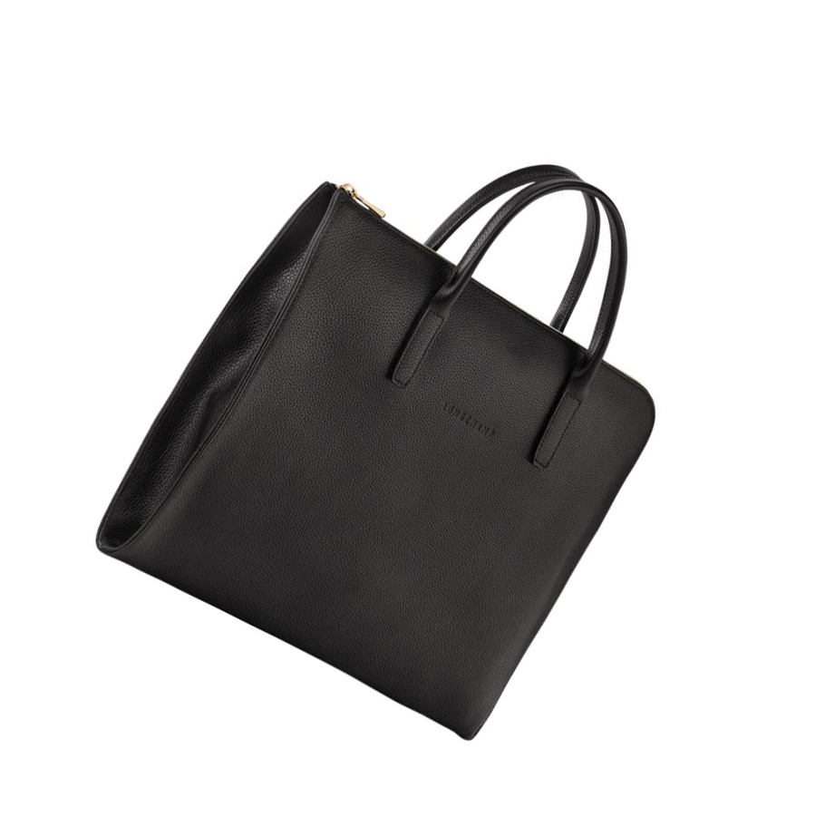 Longchamp Le Foulonné S Aktentaschen Herren Schwarz | DE-TNA0213