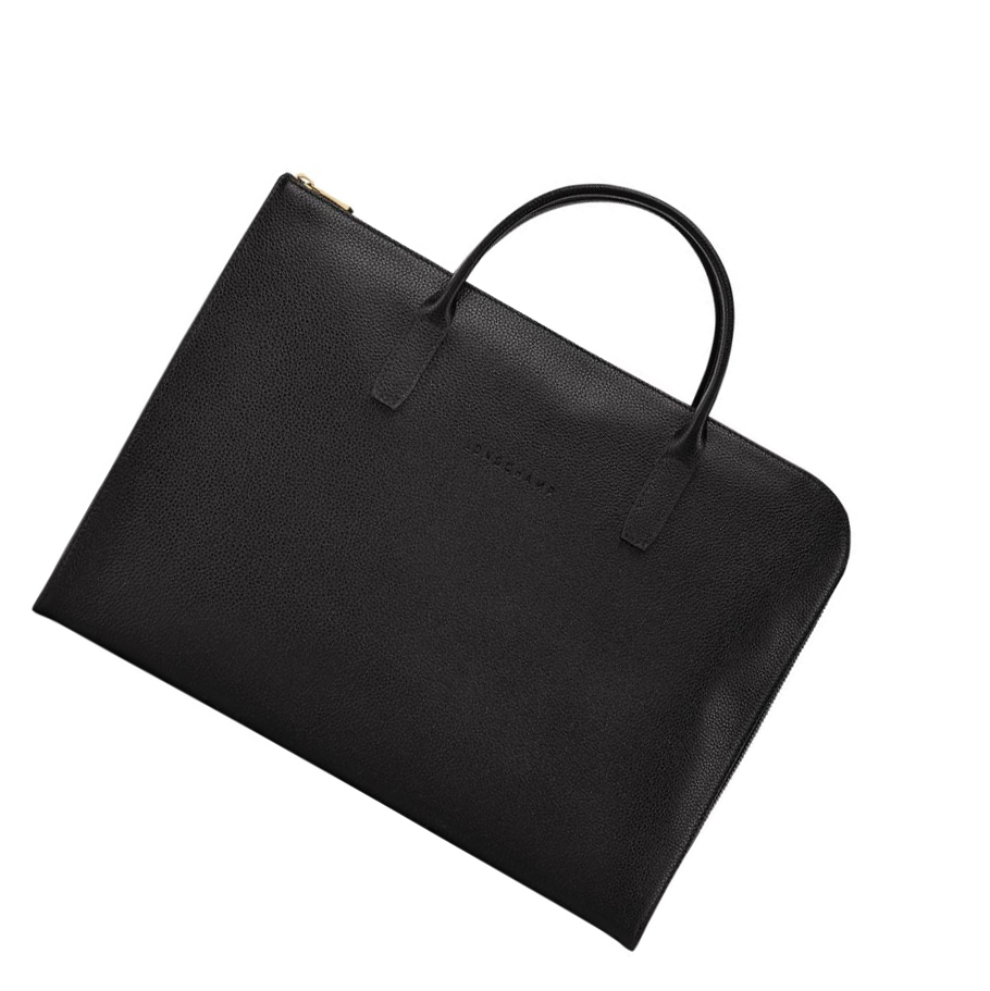 Longchamp Le Foulonné S Aktentaschen Herren Schwarz | DE-TNA0213