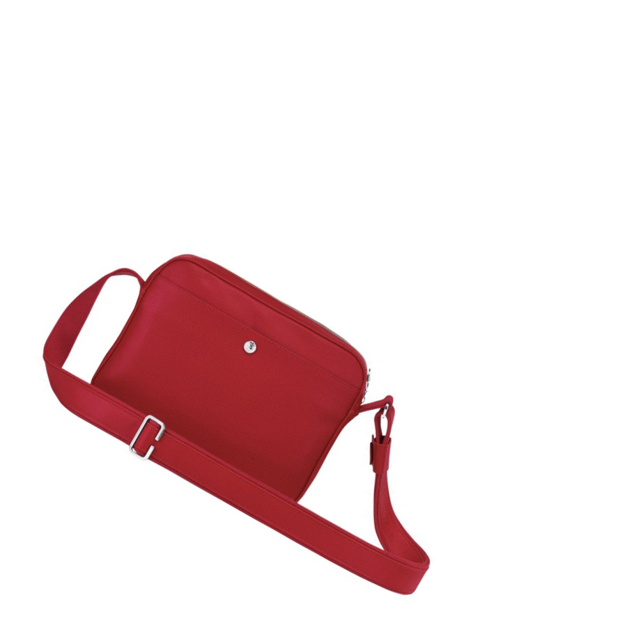 Longchamp Le Foulonné crossbody taschen Herren Rot | DE-PXJ0237