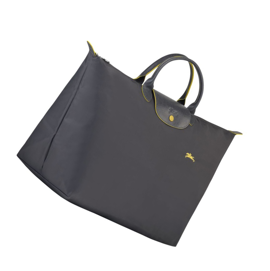 Longchamp Le Pliage Club L Reisetaschen Herren Grau | DE-UQG6840