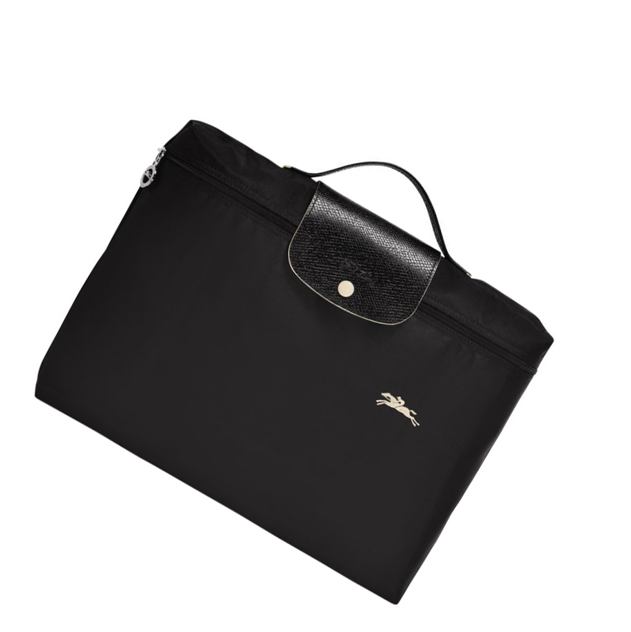 Longchamp Le Pliage Club S Aktentaschen Damen Schwarz | DE-EFM0649