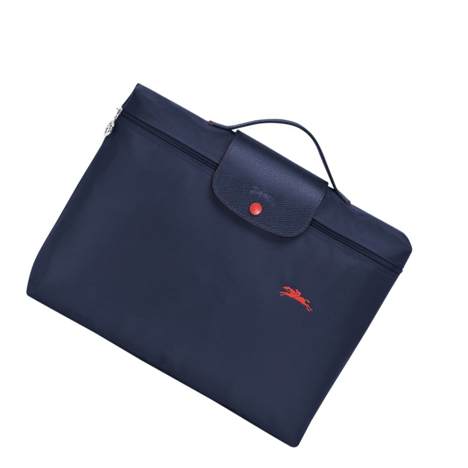 Longchamp Le Pliage Club S Aktentaschen Herren Navy | DE-KZD5046