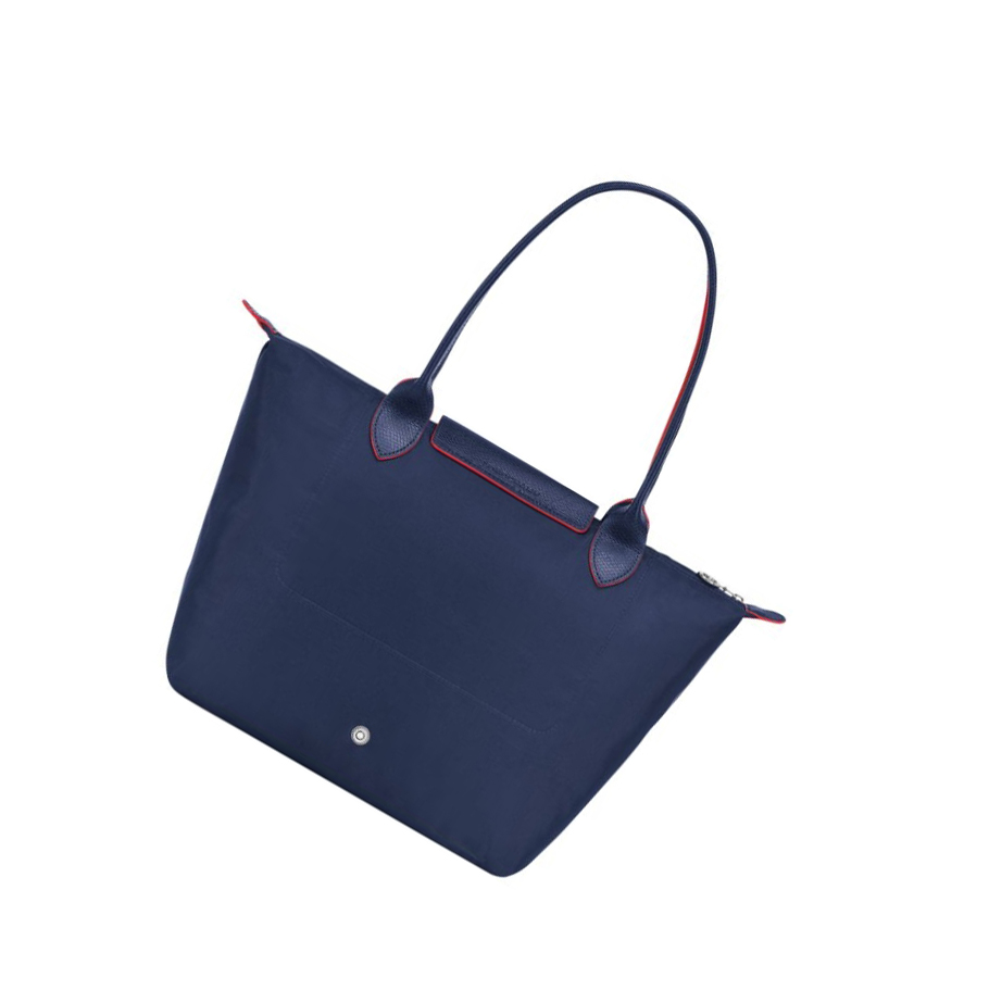 Longchamp Le Pliage Club S Schultertaschen Damen Navy | DE-MGT0342