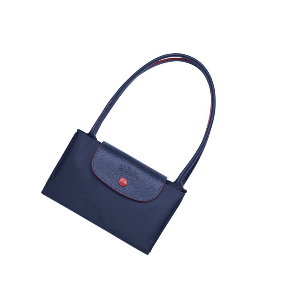 Longchamp Le Pliage Club S Schultertaschen Damen Navy | DE-MGT0342