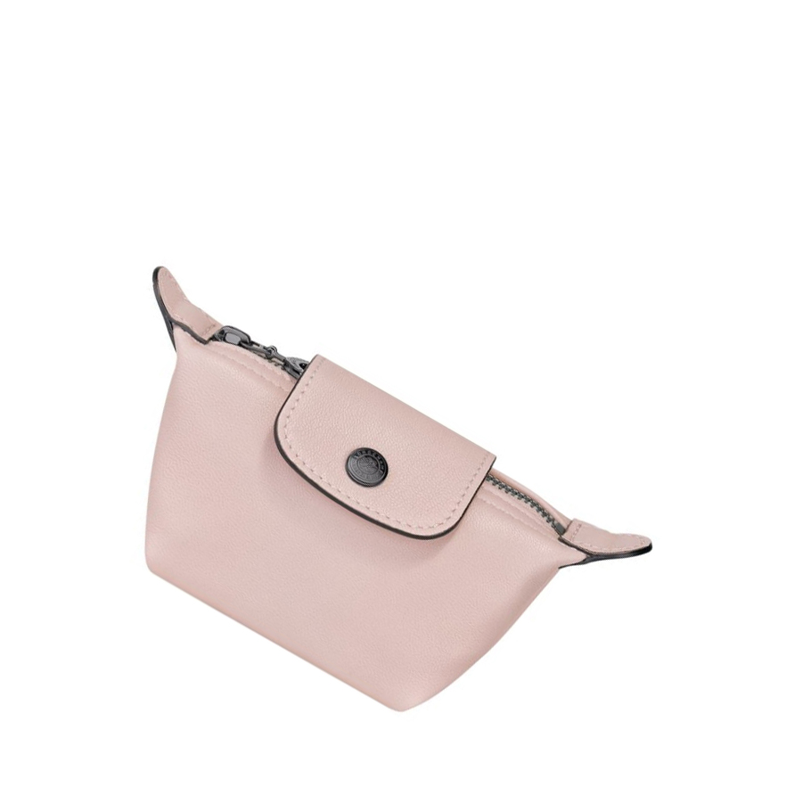 Longchamp Le Pliage Cuir Münzgeldbörsen Damen Rosa | DE-PCQ0958