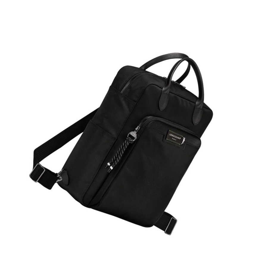 Longchamp Le Pliage Energy Rucksäcke Herren Schwarz | DE-OJA1742