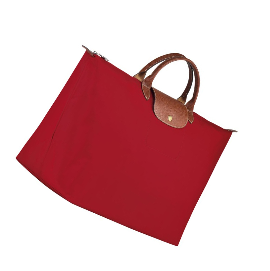 Longchamp Le Pliage L Reisetaschen Herren Rot | DE-ESX0748