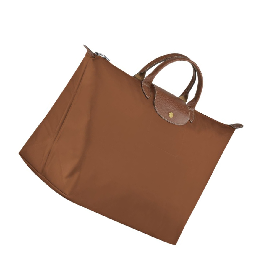 Longchamp Le Pliage L Reisetaschen Herren Braun | DE-KVN7235