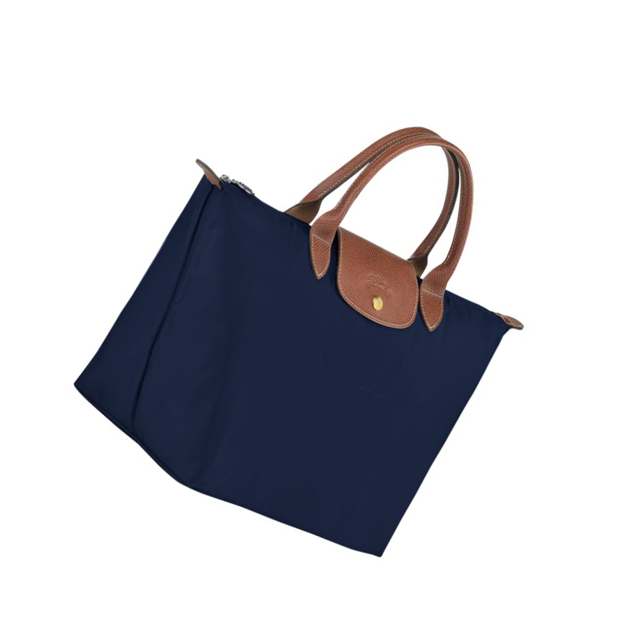 Longchamp Le Pliage Original M Handtasche Damen Navy | DE-VNH0128