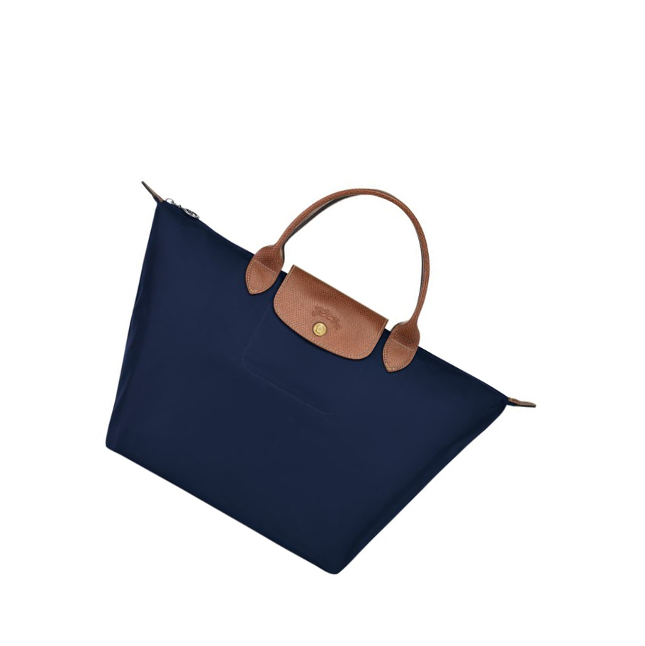 Longchamp Le Pliage Original M Handtasche Damen Navy | DE-VNH0128