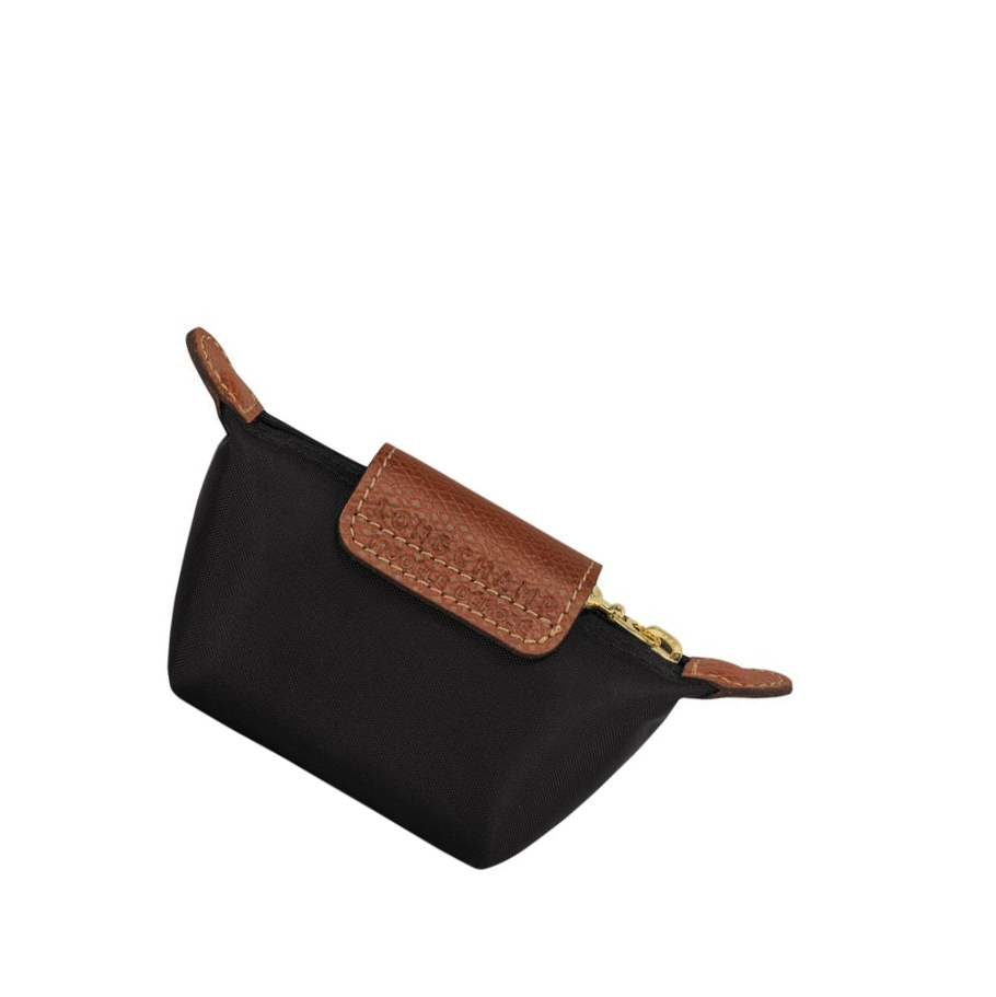 Longchamp Le Pliage Original Münzgeldbörsen Damen Schwarz | DE-BSQ3076