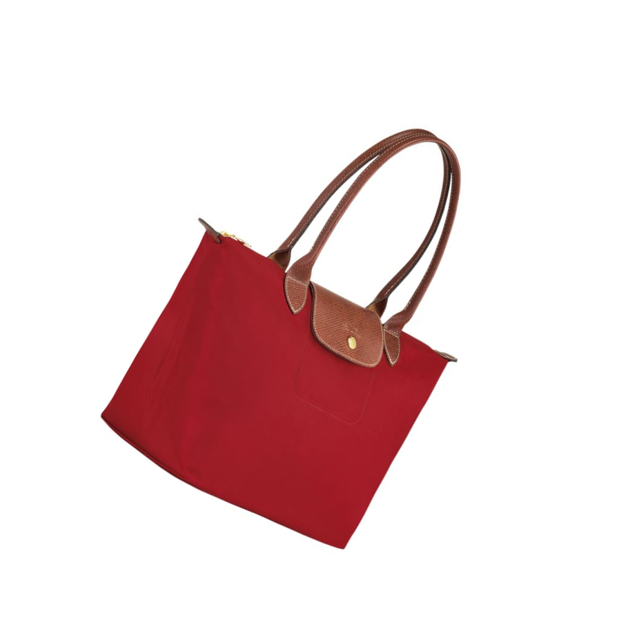 Longchamp Le Pliage Original S Schultertaschen Damen Rot | DE-AHC9687