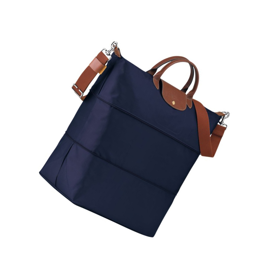 Longchamp Le Pliage Reisetaschen Damen Navy | DE-AUW6537