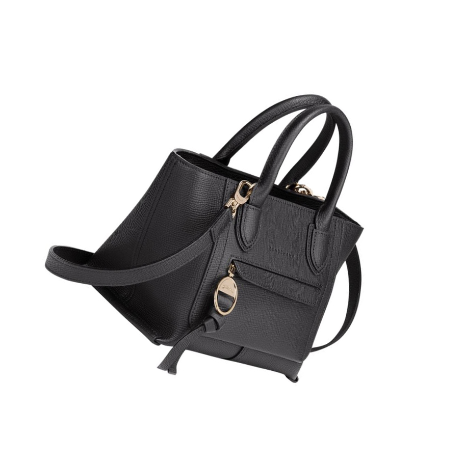 Longchamp Mailbox S Handtasche Damen Schwarz | DE-RCK2819