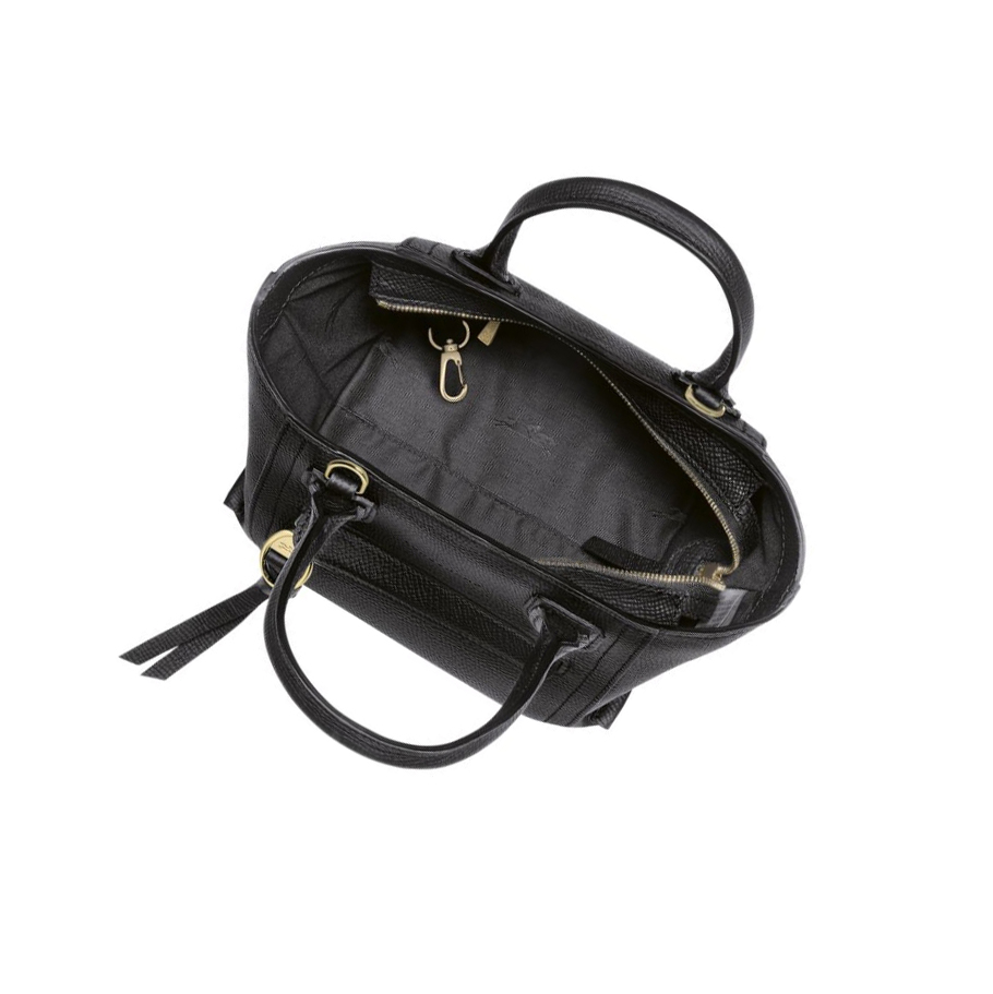 Longchamp Mailbox S Handtasche Damen Schwarz | DE-RCK2819