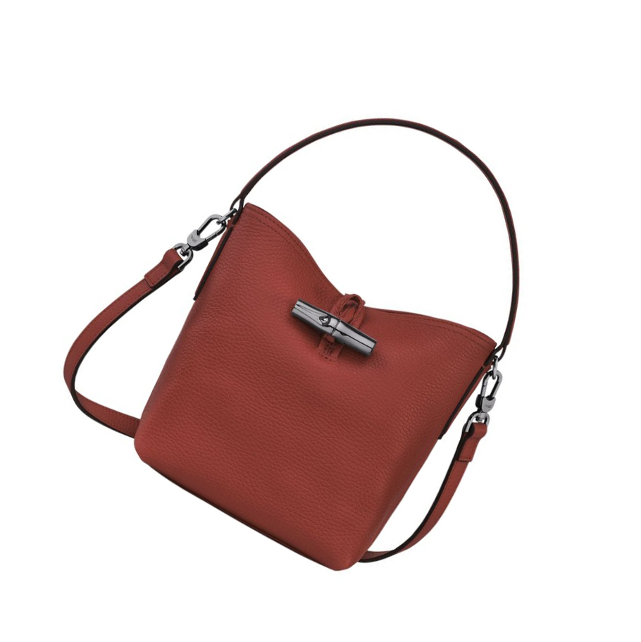 Longchamp Roseau Essential S Handtasche Damen Braun | DE-TMV9672