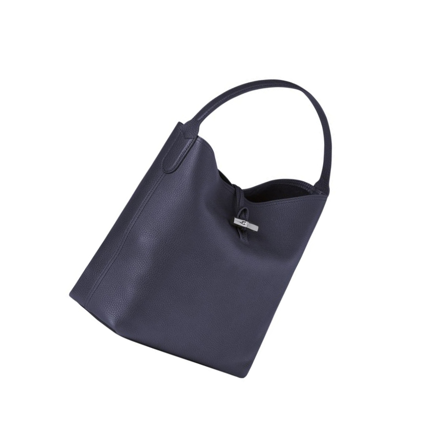 Longchamp Roseau Essential Schultertaschen Damen Navy | DE-CDB0965