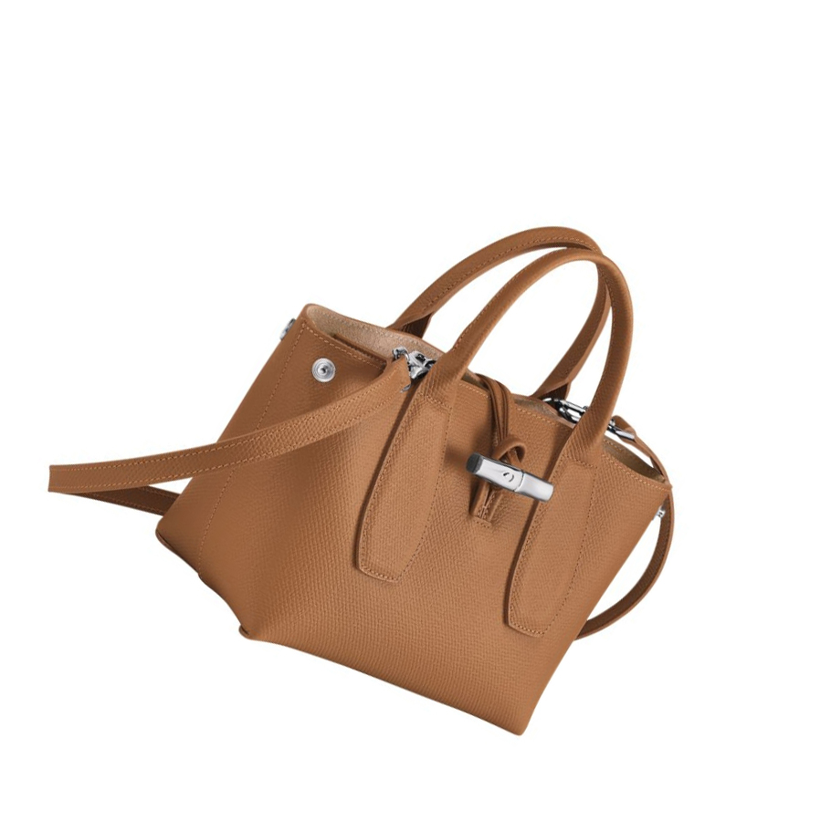 Longchamp Roseau S Handtasche Damen Beige | DE-ORG8097