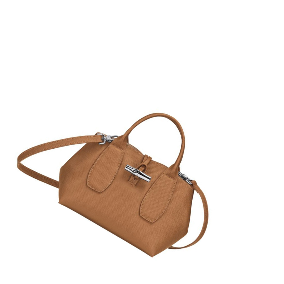 Longchamp Roseau S Handtasche Damen Beige | DE-ORG8097