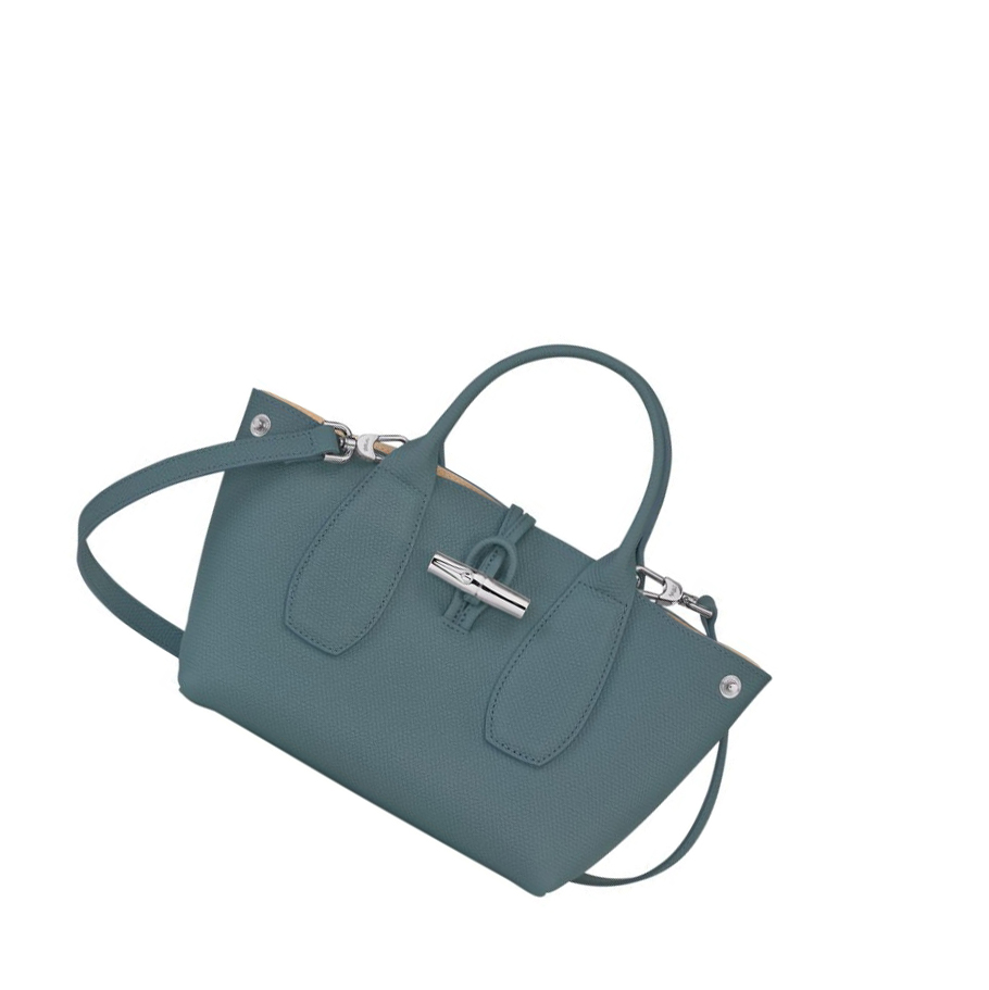 Longchamp Roseau S Handtasche Damen Blau | DE-RHF9452