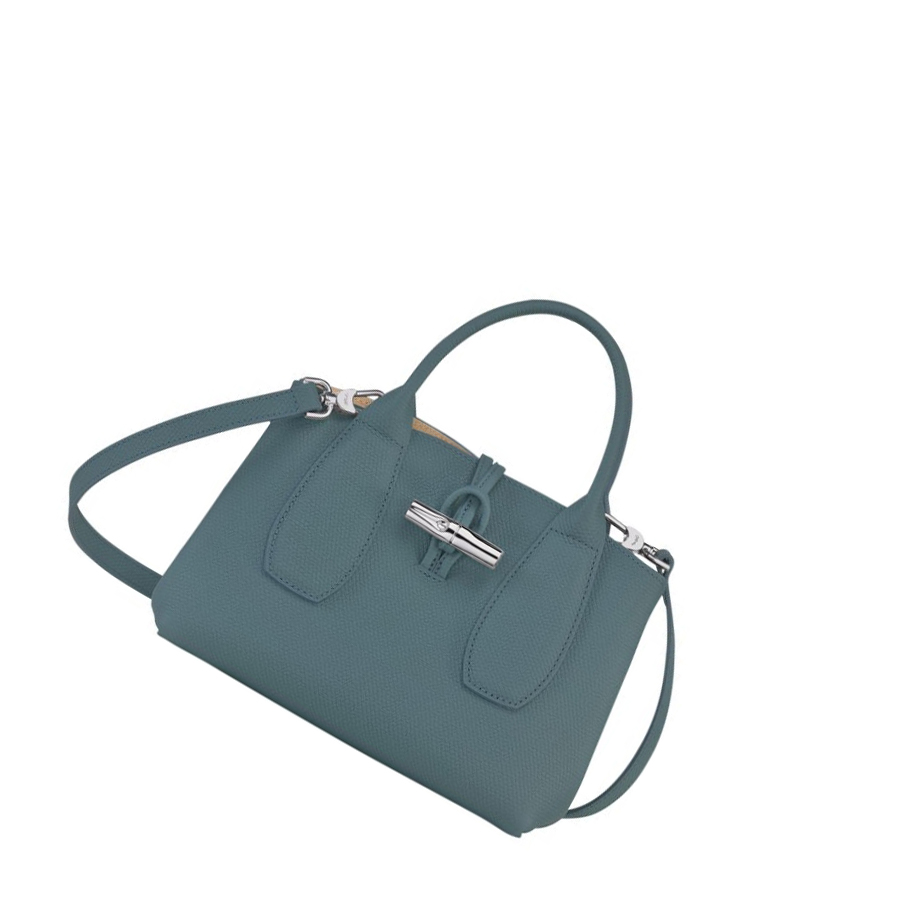 Longchamp Roseau S Handtasche Damen Blau | DE-RHF9452